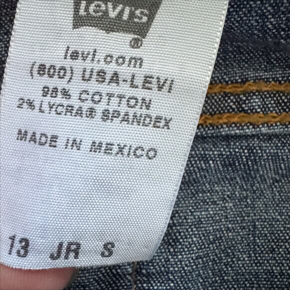 VTG Levis 518 Superlow Boot cut Jeans Women's Sz 13 Jr S Blue Vintage Retro Y2K - Picture 5 of 16